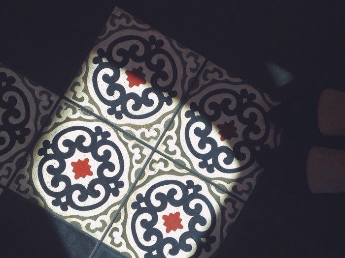 I was losing my mind over all the beautiful design, look at these tiles!