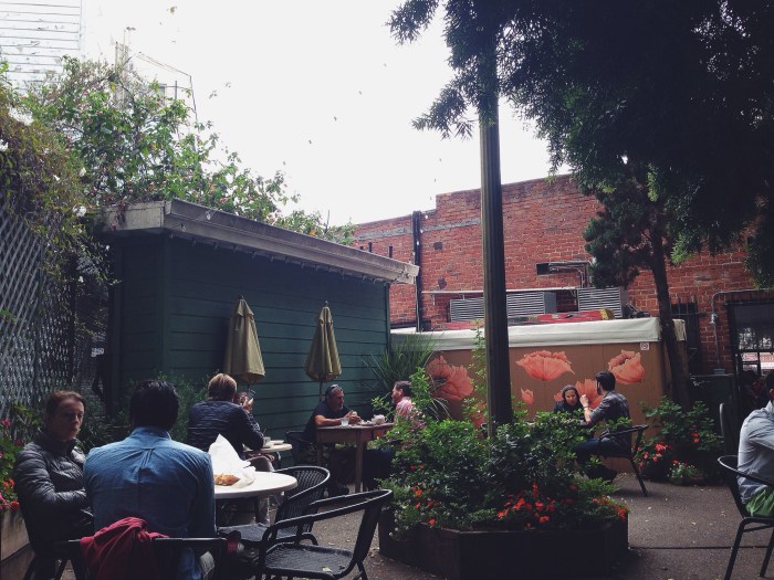 The most darling courtyard there ever was