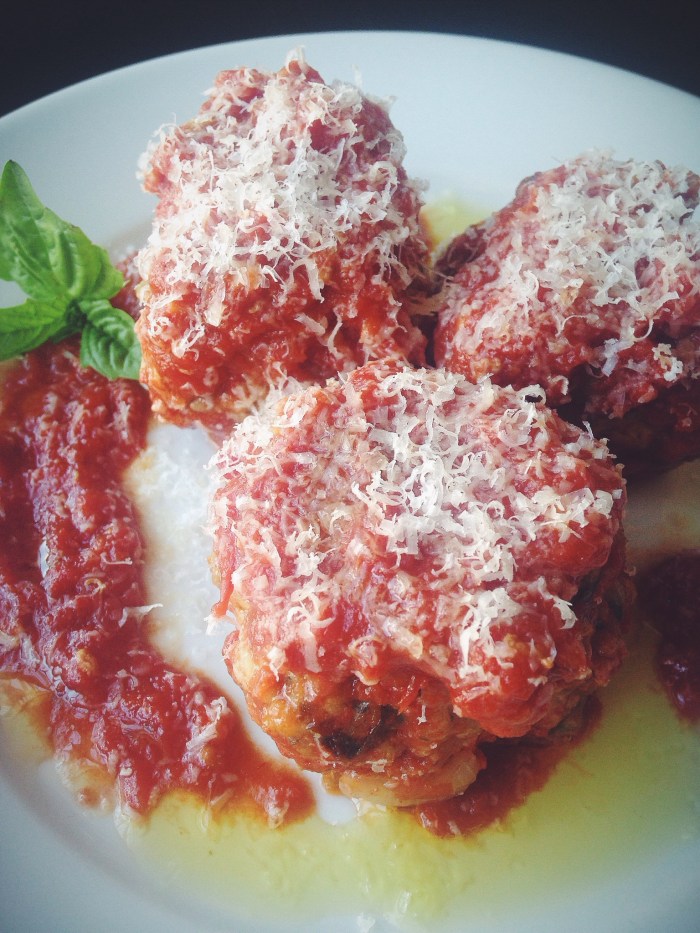 Homemade meatballs