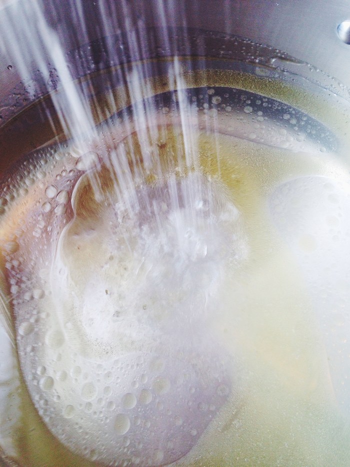 Don't forget to add olive oil and salt to your water to flavor the pasta, it really does make a difference