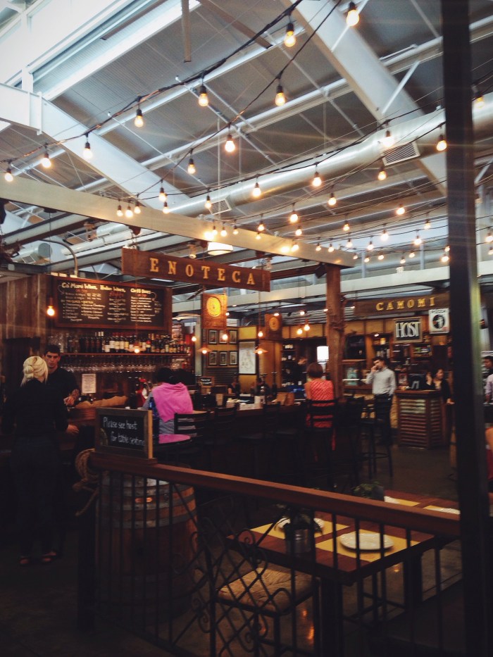 A charming little bar in case you'd like a glass and an app