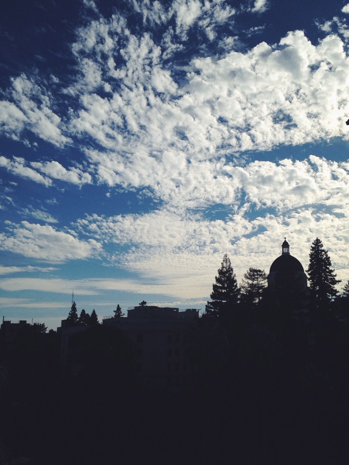 The stunning sky over Sacramento at dusk