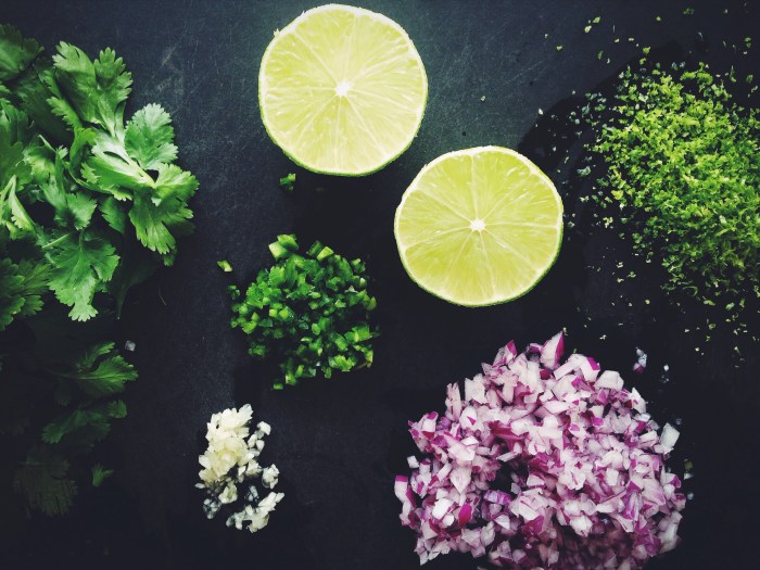 Prep your goodies before you open those avocados up