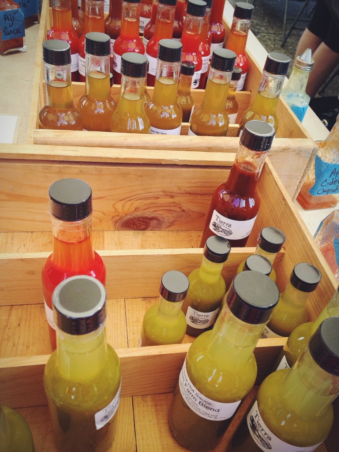 Hot sauce from scratch at the pepper stand