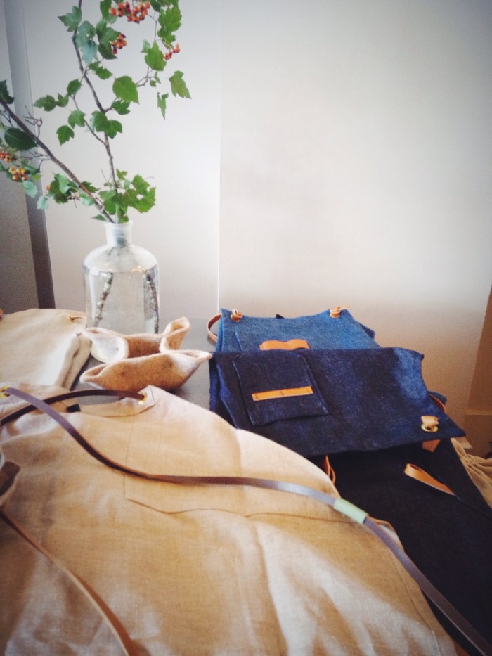 Handmade aprons I would say are truly fashionable