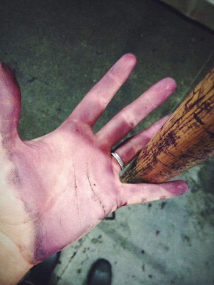 No really, I was getting super dirty