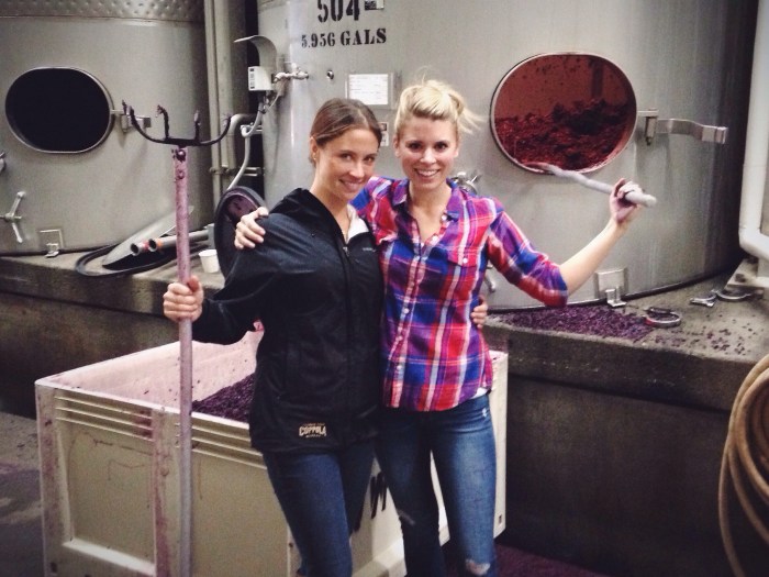 Casey and I finishing up this tank...make sure to check her blog out over at Rooted: You