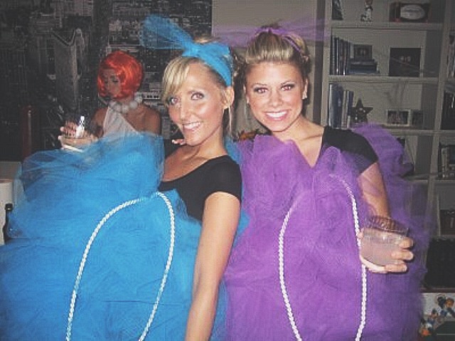 Loofahs! Honestly, the best costume ever.