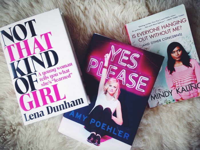 Can you see the trend I have in reading these days? Yes please is right! I will have you know I devoured Bossypants by Tina Fey a few years ago and would highly recommend that book as well. Girls rule!