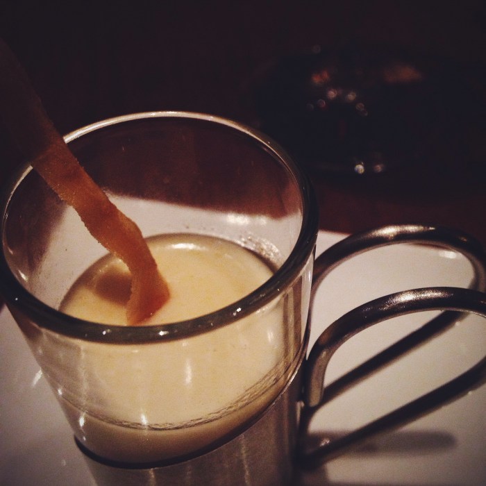 Amuse Bouche was a parsnip and browned butter soup, like a warm hug