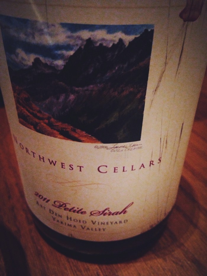 A Northwest Petite Sirah that was perfect with the meal, also the SOMM couldn't have been nicer