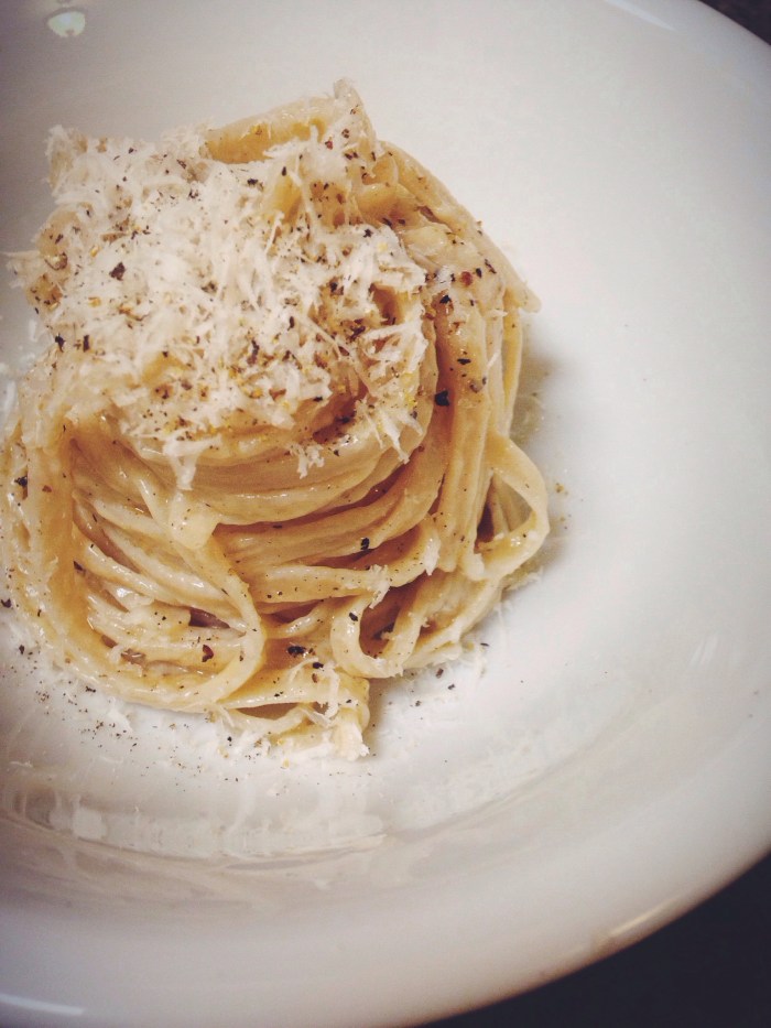 Just stomach training for Thanksgiving with a little Cacio e Pepe perfection. 