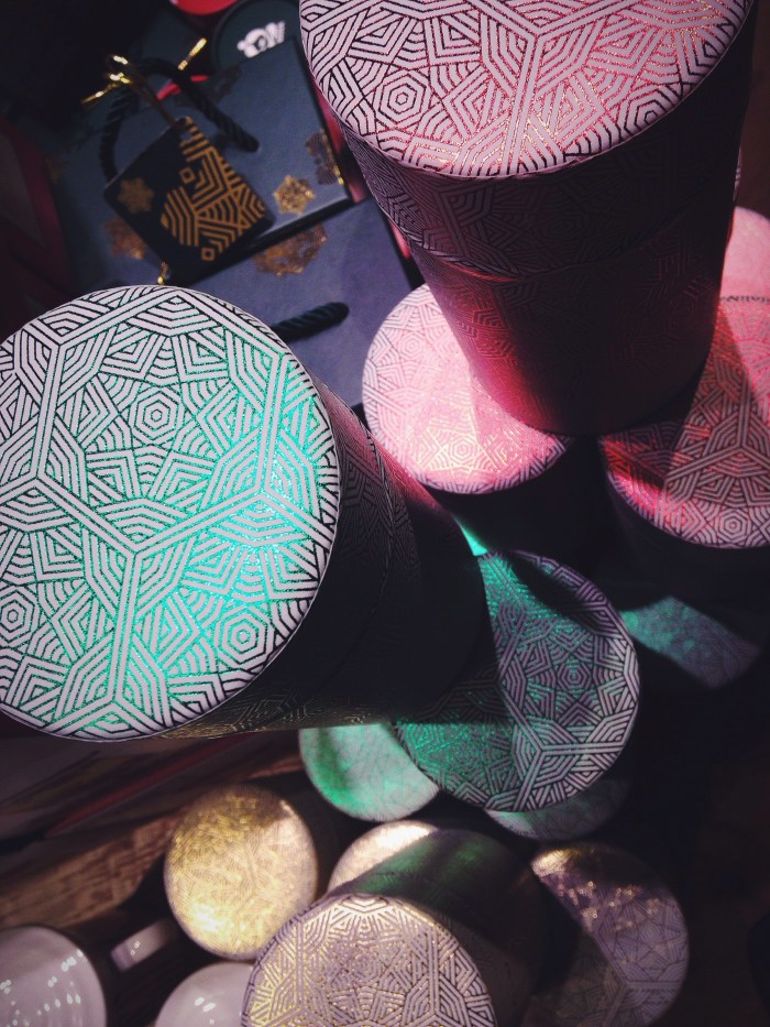 These darling tins of tea are so festive and a perfect stocking stuffer 