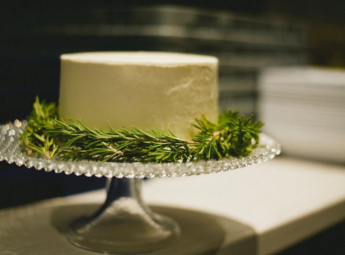 The winner for thing I cared about the least in all of wedding planning...the cake. I know, some people are probably thinking I'm crazy but I'm just not a sweets person. I asked for something tiny for us to cut and we instead provided some sweet bites next to the dance floor for late night bites.