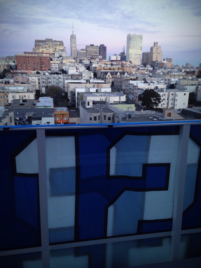 Watching last week's game with a view that was just ok. (sarcasm)