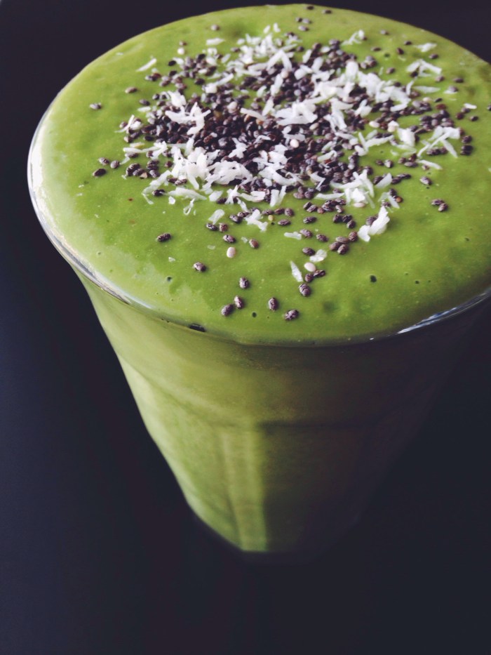 Lemon, Greens, Avocado, Frozen Mango