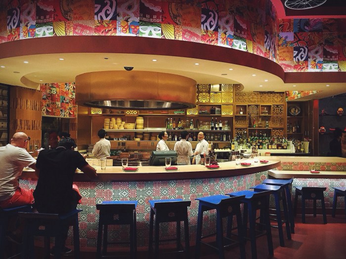 A look into the kitchen.