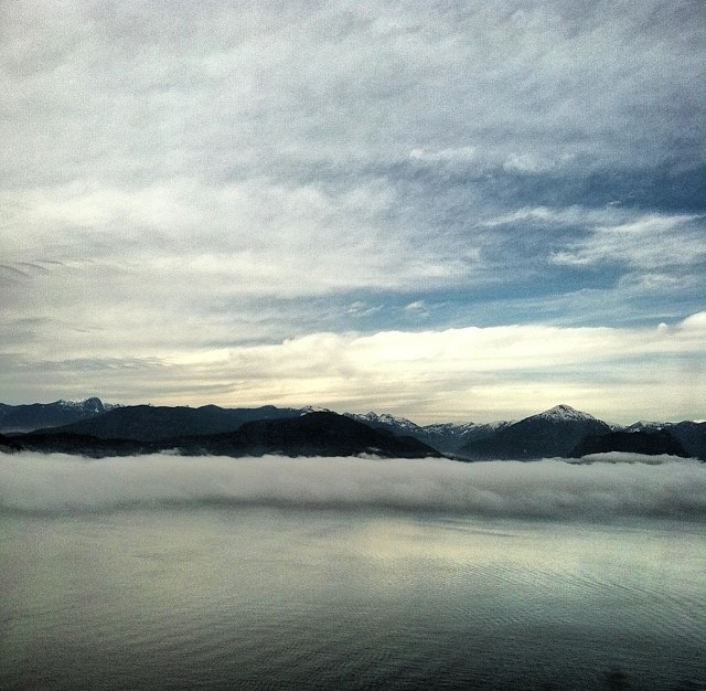 View from the Sea to Sky Highway