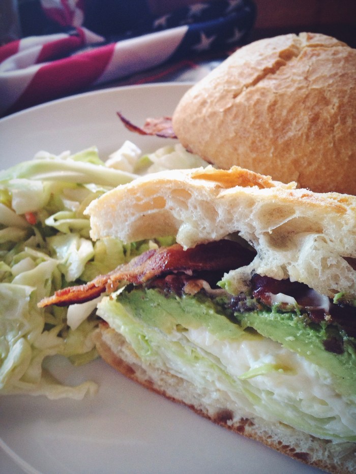 Probably one of the best sandwiches I have ever tried. Bacon (crisy perfection!), avocado, burrata, lettuce. 