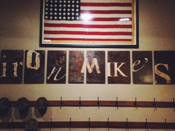 Ending the night at Captain Mike's, where soldiers can hang their hats.