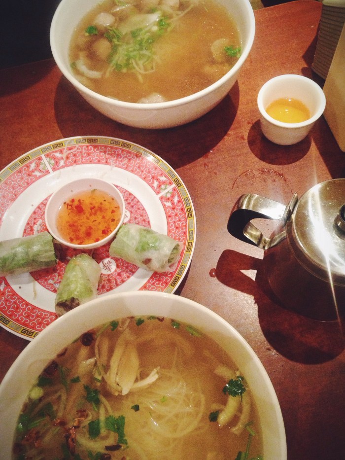 The fresh spring rolls were delish too!