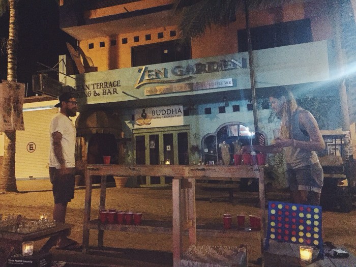 Beer pong street style