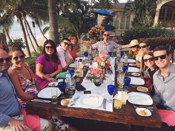 The gorgeous setting and more fun friends!