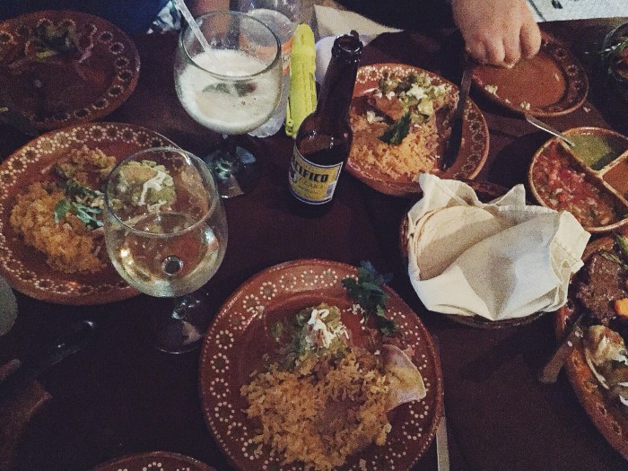 First night's dinner mission was all about a finding a Mexican feast, mission accomplished!