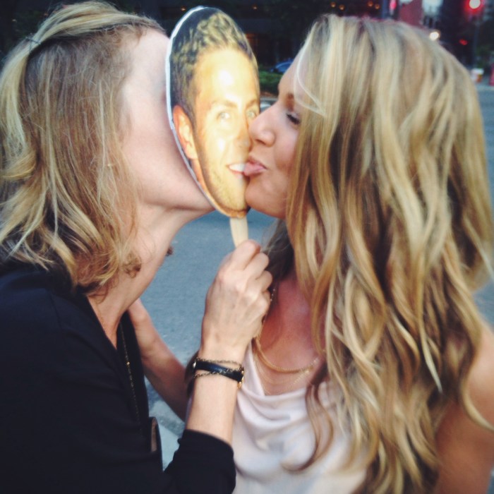 Bringing the groom with us everywhere we went, she didn't even have to miss him!