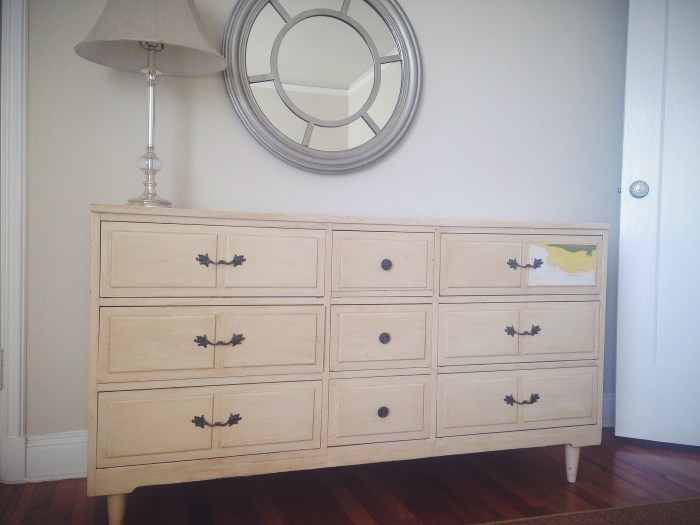 The dresser fit perfectly in the space, lucky me!