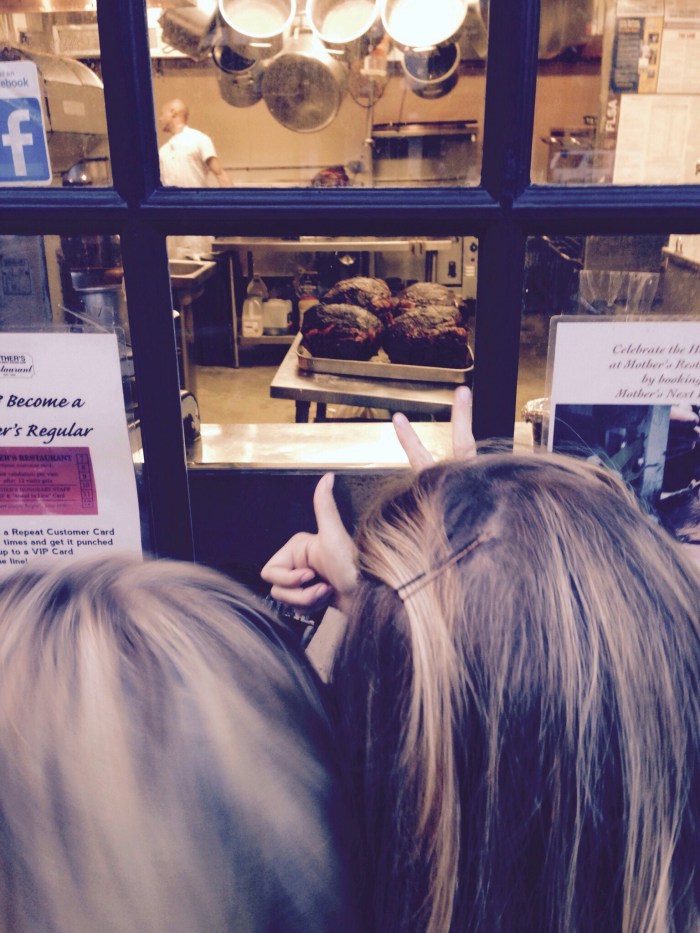 Checking out this local spot with the most amazing looking baked hams - thumbs up to the chefs in the kitchen