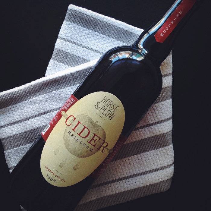 You want to buy a cider with high alcohol because it means it has less sugar, this one was a winner