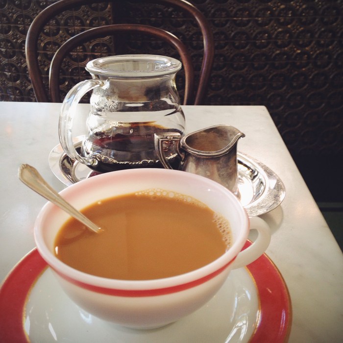 When your coffee is served with vintage gems it makes your morning that much more special