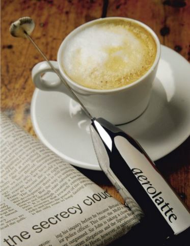 A milk frother for all you home coffee or tea drinkers that will make your morning ritual a little bit more luxurious